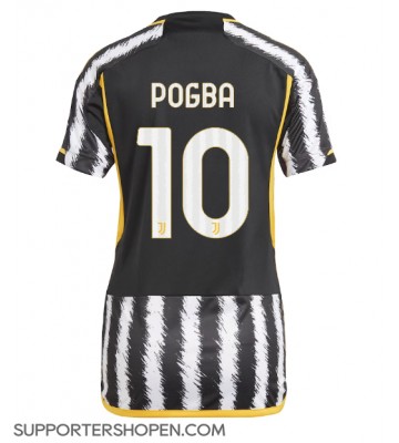 Juventus Paul Pogba #10 Hemma Matchtröja Dam 2023-24 Kortärmad